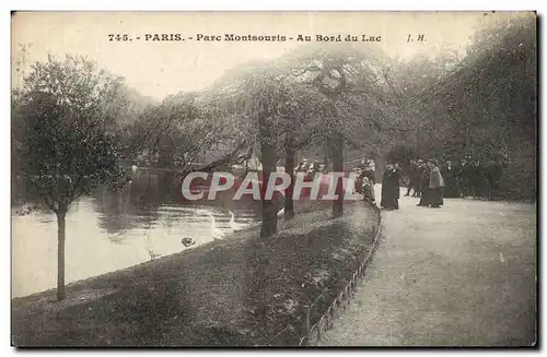 Ansichtskarte AK Paris Parc Montsouris Au bord du lac