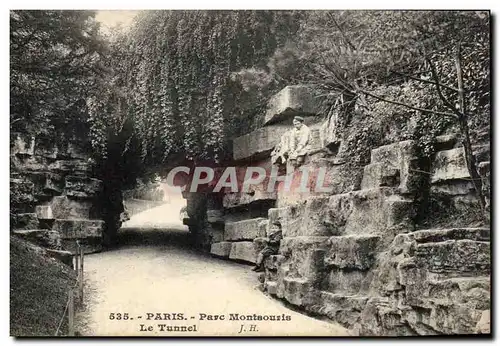 Ansichtskarte AK Paris Parc Montsouris le tunnel