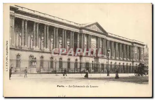 Ansichtskarte AK Paris Colonnade du Louvre