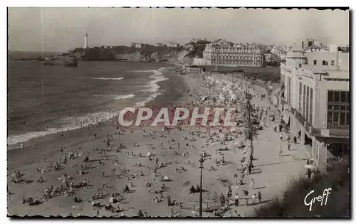 Biarritz Cartes postales moderne La grande plage