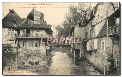 Cartes postales SAlies de Bearn Le Saleys Vieilles maisons