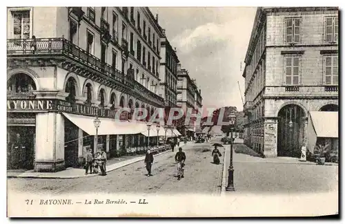 Cartes postales Bayonne La rue Bernede