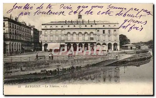 Cartes postales Bayonne Le theatre