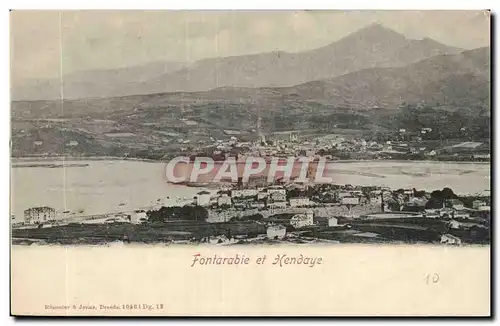 Cartes postales Hendaye et Fontarabie