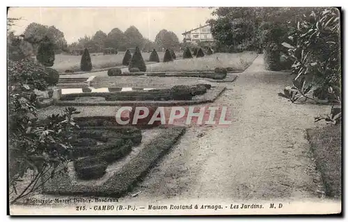 Cartes postales Cambo Maison Rostand a Arnaga Les jardins