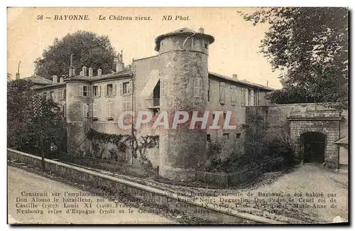 Cartes postales bayonne Le chateau vieux