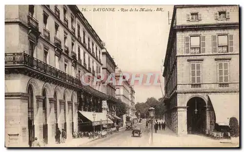 Cartes postales Bayonne Rue de la mairie