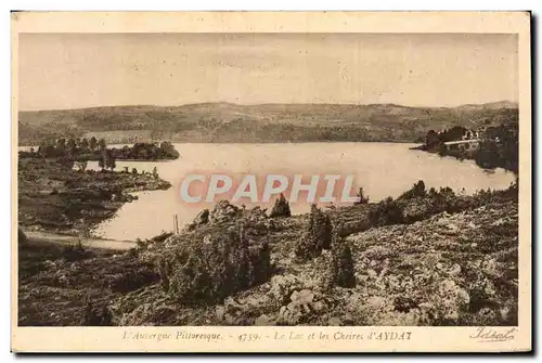 Cartes postales Auvergne Le lac et les Cheires d&#39Aydat