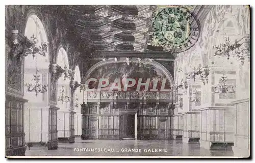 Cartes postales Fontaineableau Grande galerie