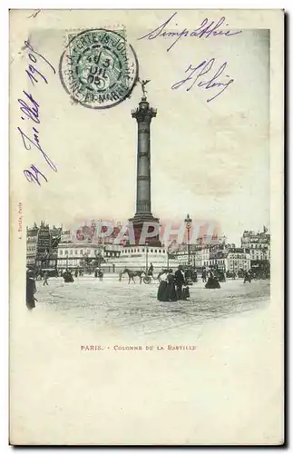 Paris Cartes postales Place de la Bastille