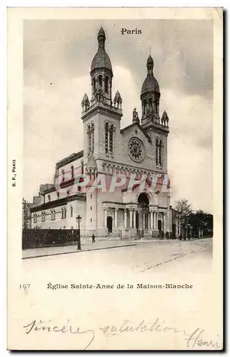 Paris Ansichtskarte AK Eglise Sainte Anne de la Maison Blanche