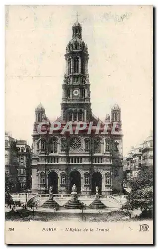 Paris Ansichtskarte AK Eglise de la Trinite