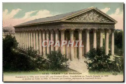 Paris Cartes postales Eglise de la madeleine