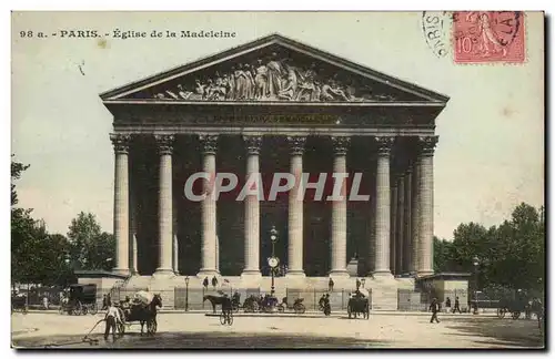 Paris Cartes postales Eglise de la madeleine