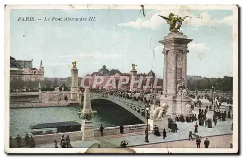 Paris Cartes postales Pont Alexandre III