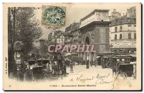 Paris Cartes postales Boulevard St martin