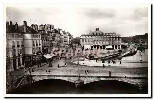 Bayonne Ansichtskarte AK Le theatre et la Nive