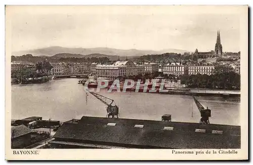 Bayonne Cartes postales Panorama pris de la citadelle