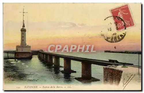 Bayonne Cartes postales Entree de la Barre