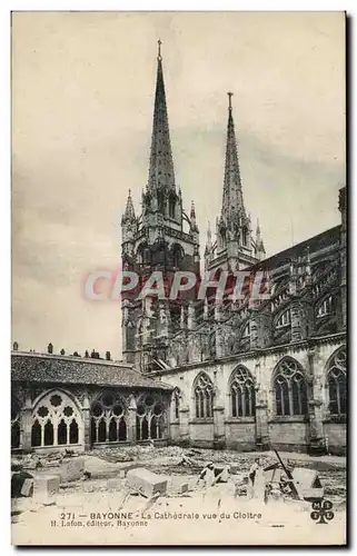 Bayonne Ansichtskarte AK Cathedrale Vue du cloitre