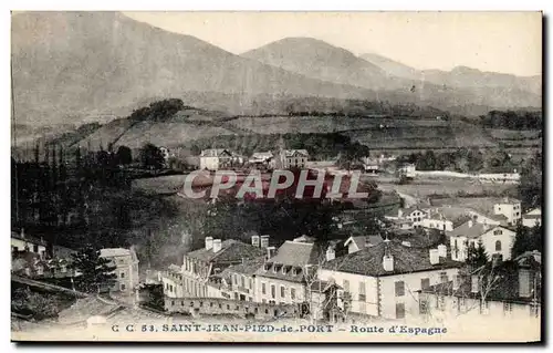 Cartes postales Saint Jean Pied de Port Route d&#39Espagne