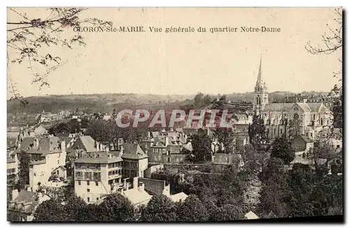 Ansichtskarte AK Oloron Sainte marie Vue generale du quartier Notre DAme