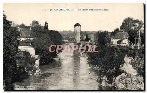 Cartes postales Orthez Le vieux pont