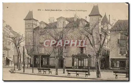 Cartes postales Saint Jean de Luz Le chateau Lohobiague