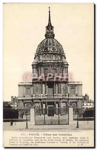 Paris Ansichtskarte AK Dome des invalides