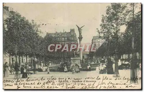 Paris Cartes postales Square d&#39Anvers