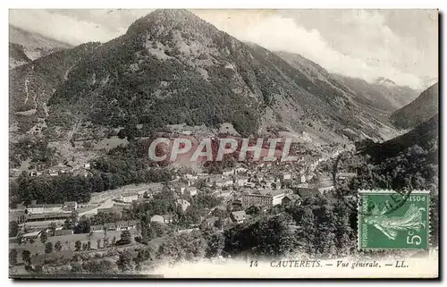 Cartes postales Cauterets Vue generale