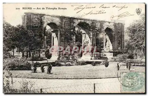 Cartes postales Reims Arc de triomphe romain