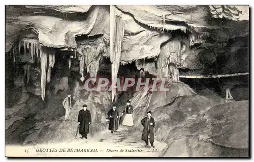 Ansichtskarte AK GRottes de Betharram Decors de Stalactites