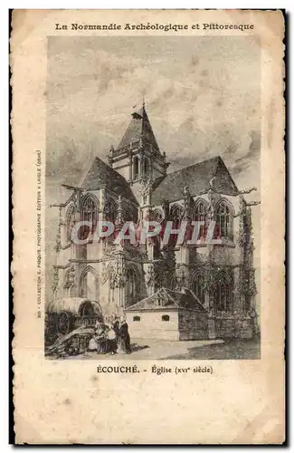 Cartes postales Ecouche Eglise