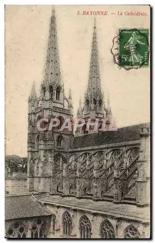 Ansichtskarte AK Bayonne Cathedrale Notre Dame