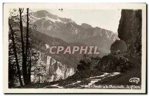 Cartes postales Route de la Charmette Le grand sion