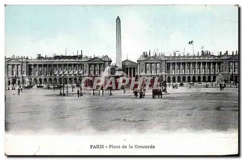 Cartes postales Paris Place de la Concorde