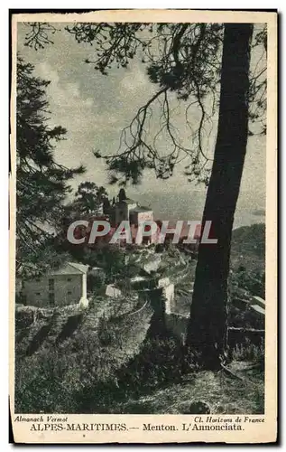 Cartes postales Menton L'Annonciata