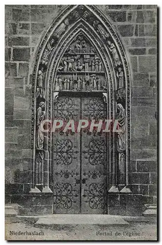 Cartes postales Niederhalasch Portail de l'eglise