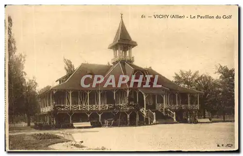 Cartes postales Vichy Le pavillon du golf