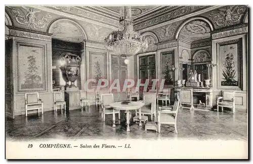 Cartes postales Compiegne Salon des fleurs