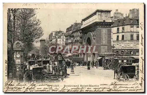 Paris Cartes postales Boulevard Saint Martin