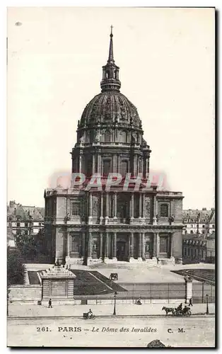 Paris Ansichtskarte AK Dome des Invalides