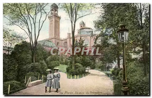 Paris Ansichtskarte AK Jardins du Trocadero Enfants