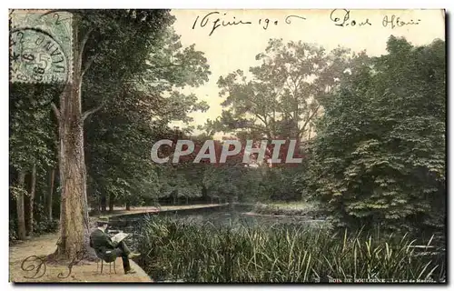 Paris Cartes postales Bois de Boulogne Le lac de Madrid