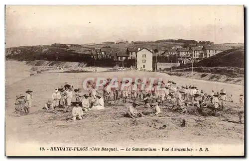 Cartes postales Hendaye Le sanatorium Vue d&#39ensemble Enfants