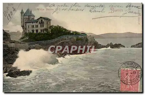 Cartes postales Biarritz Villa Belza