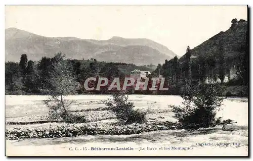 Cartes postales Betharram lestelle Le Gave et les montagnes