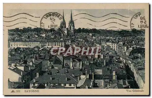 Cartes postales Bayonne Vue generale