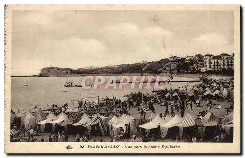 Ansichtskarte AK St Jean de luz Vue vers la pointe Ste Barbe